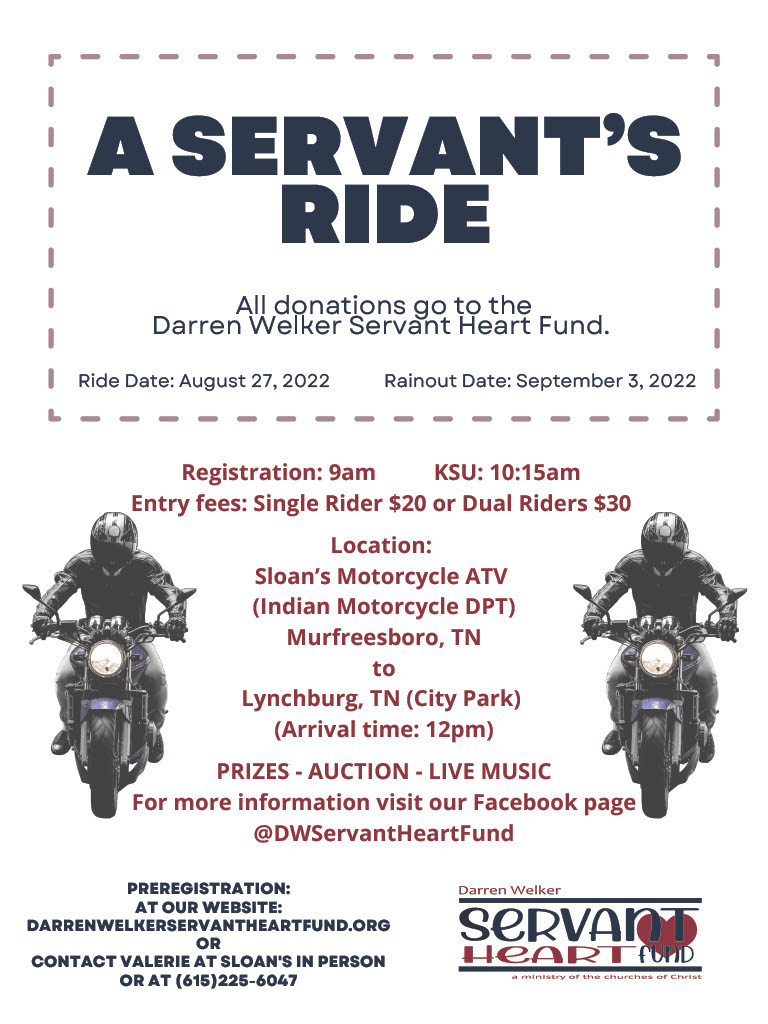 A Servant's Ride Flyer