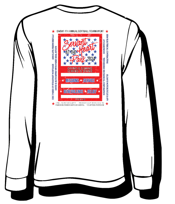 Servant Heart at the Park Long Sleeve back