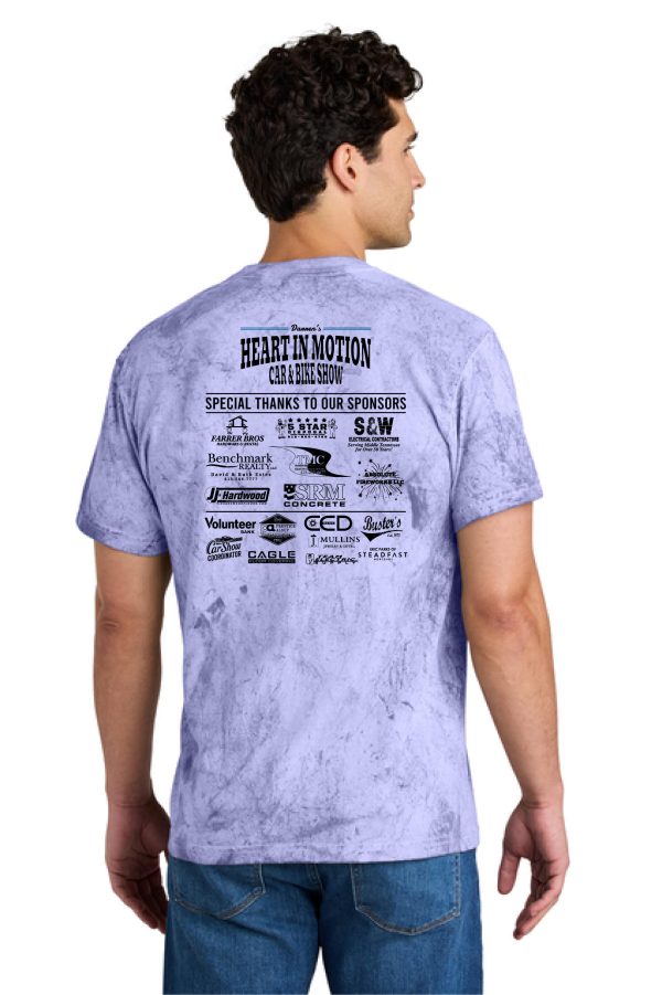 Heart in Motion 2025 Back of Tee