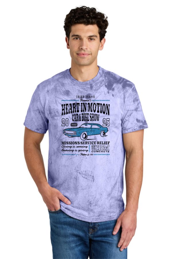 Heart in Motion 2025 Front of Tee